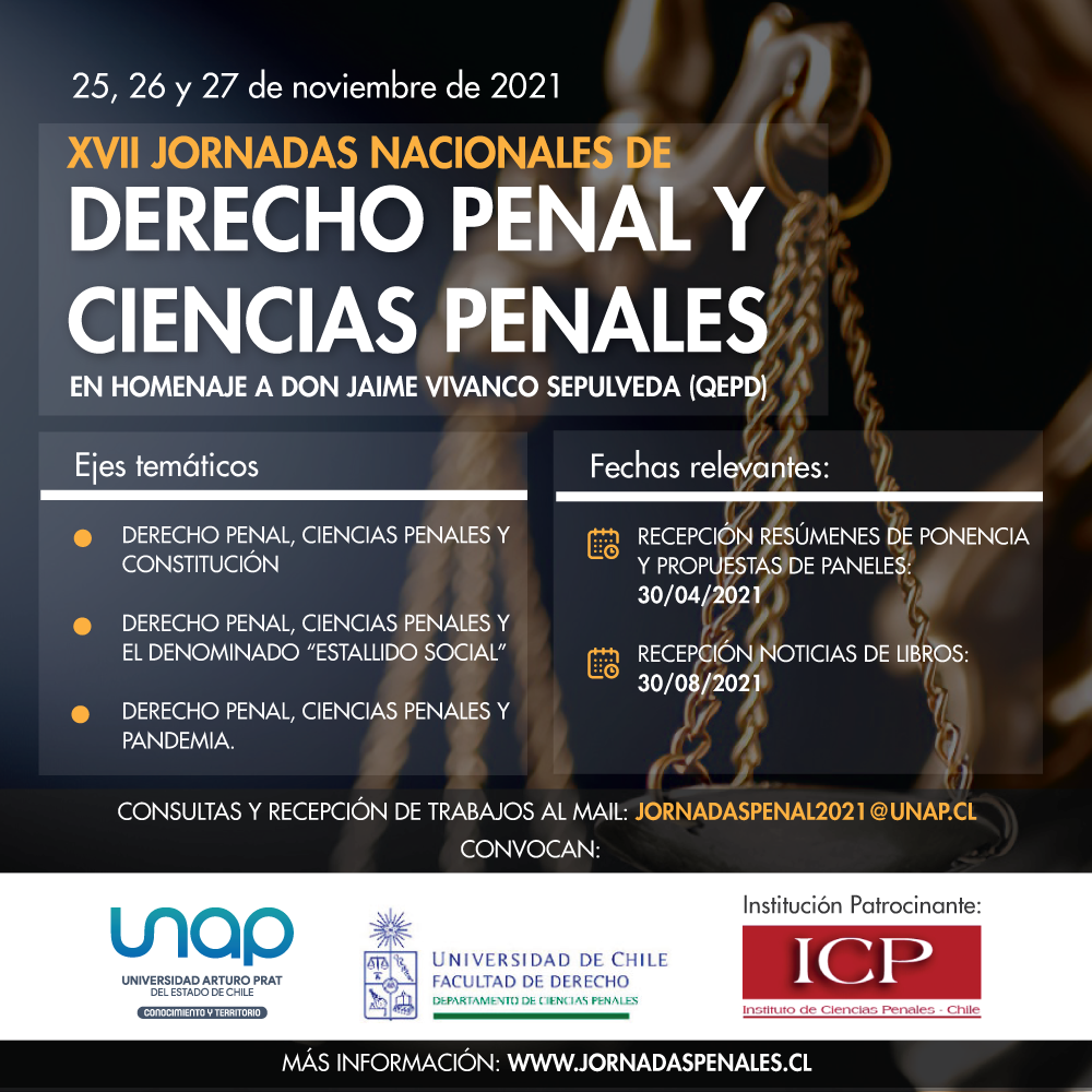 Afiche Jornadas Penales